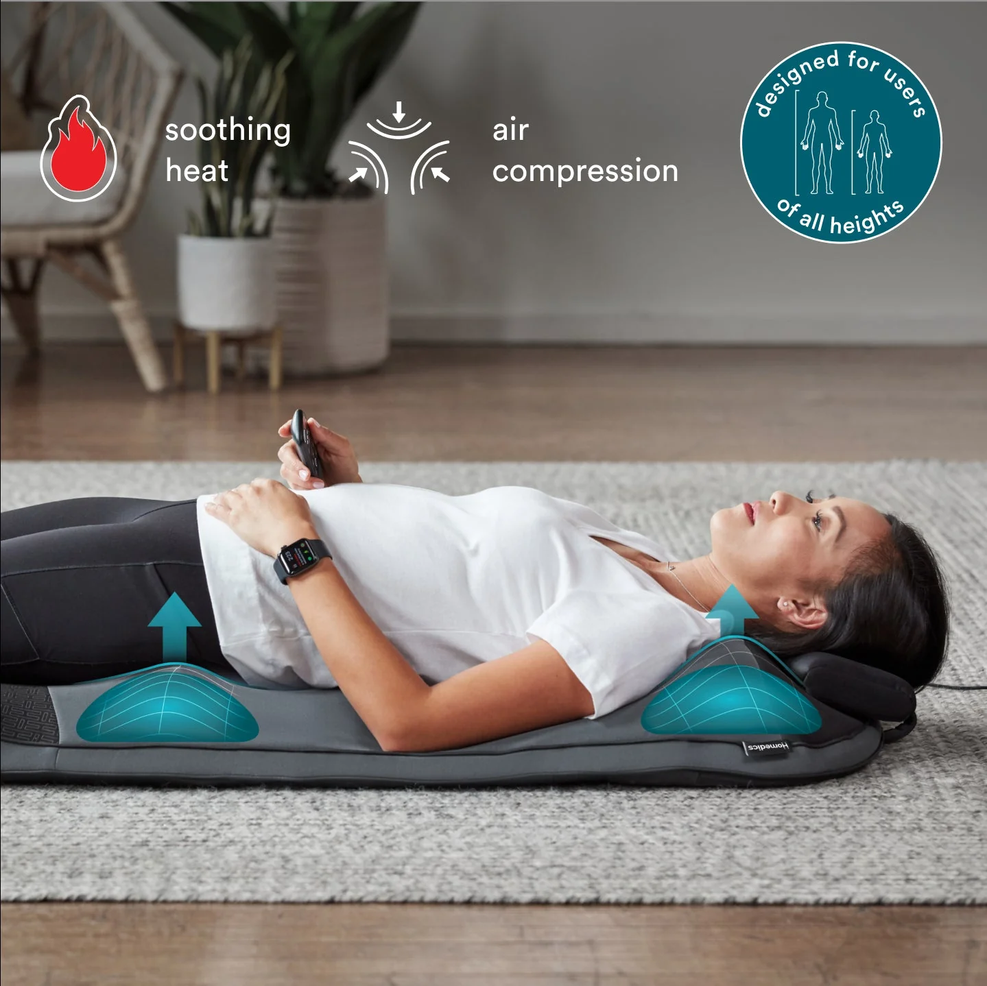 Body Flex Back Stretching Mat with Heat - Image 3