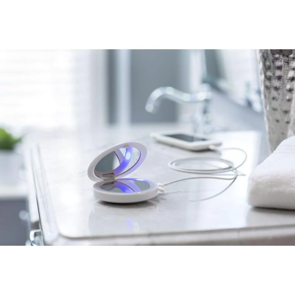 Compact Charging LED Mirror with Rechargeable Light - Image 4