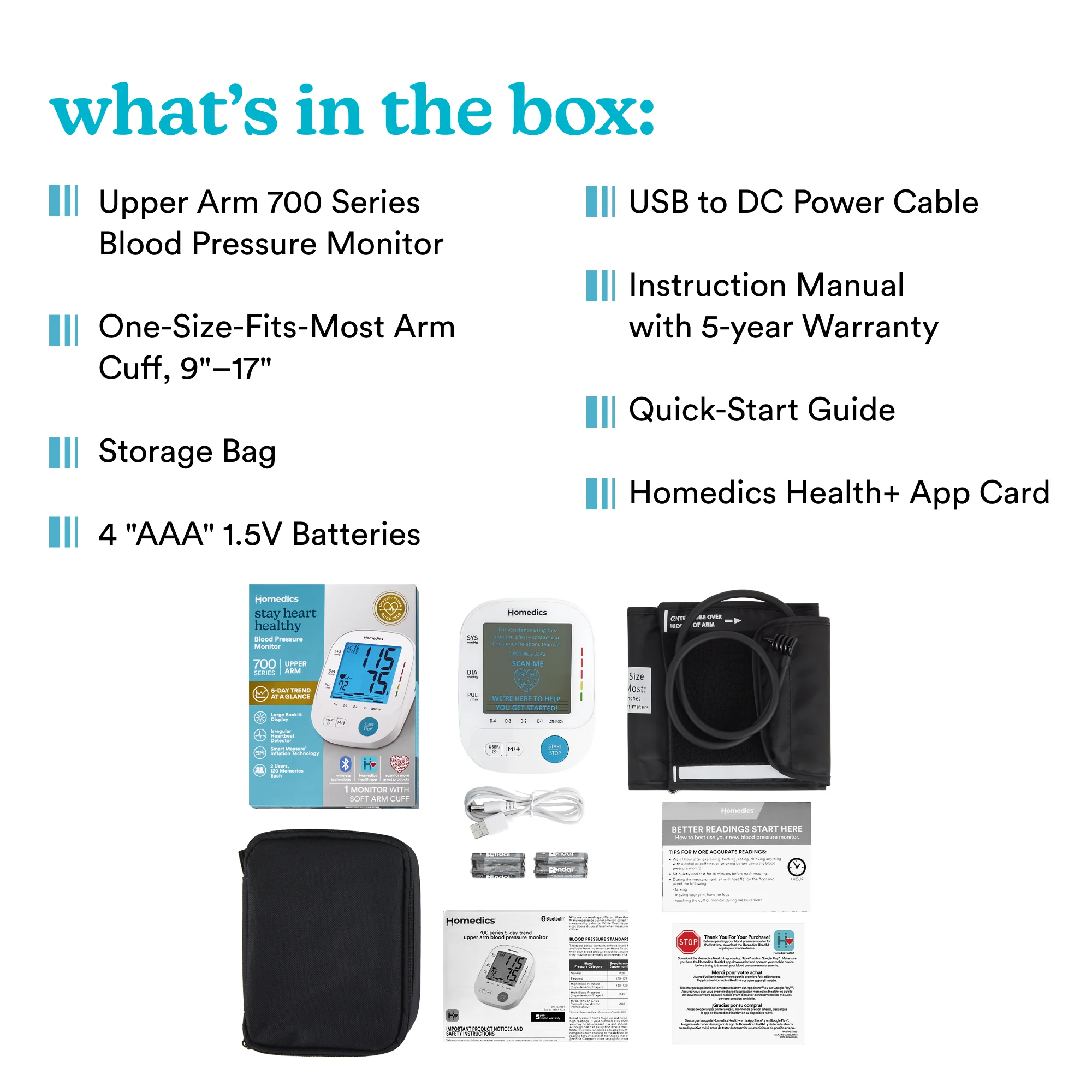 5-Day Trend-at-a-Glance Arm 700 Series Blood Pressure Monitor - Image 7