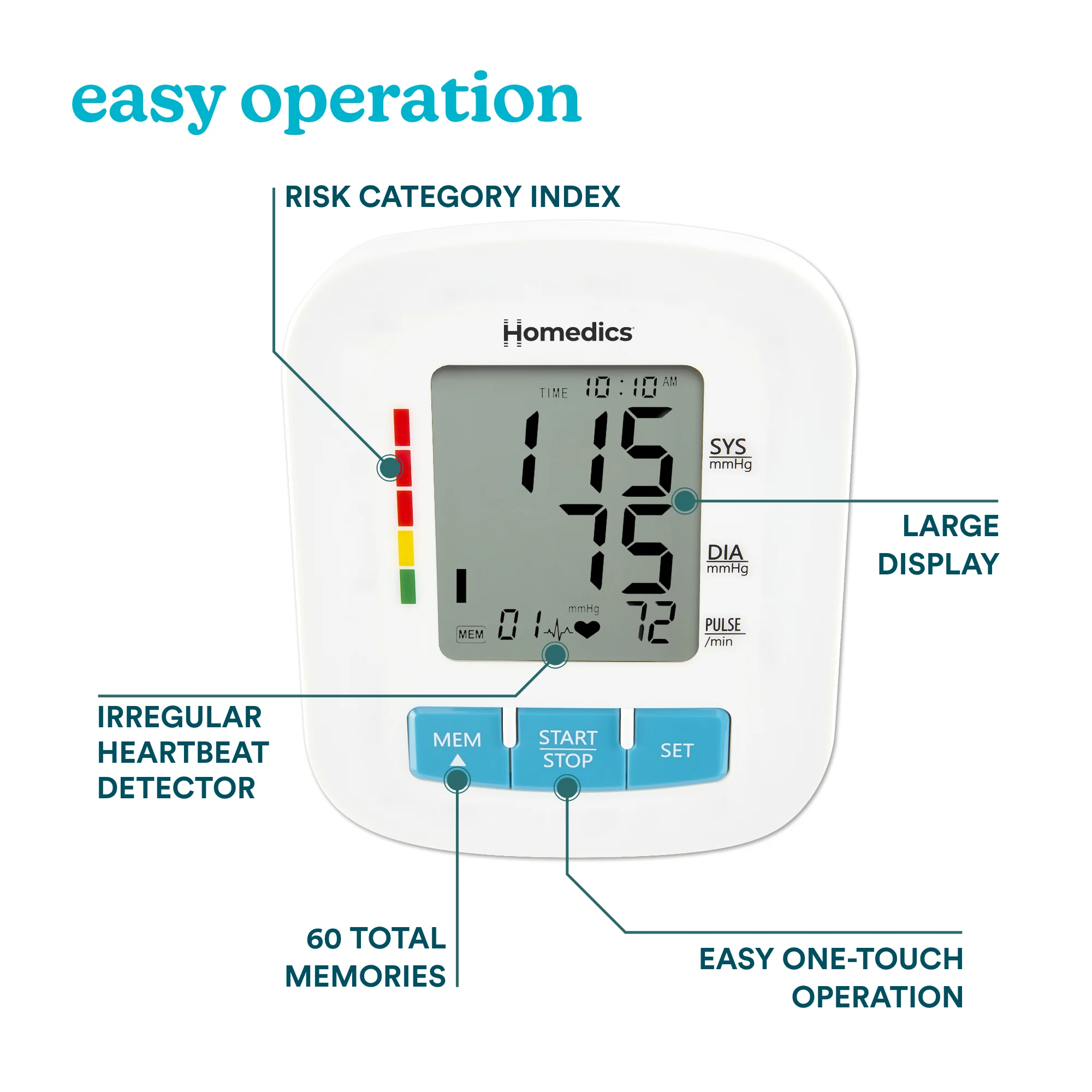 Upper Arm 300 Series Blood Pressure Monitor - Image 3