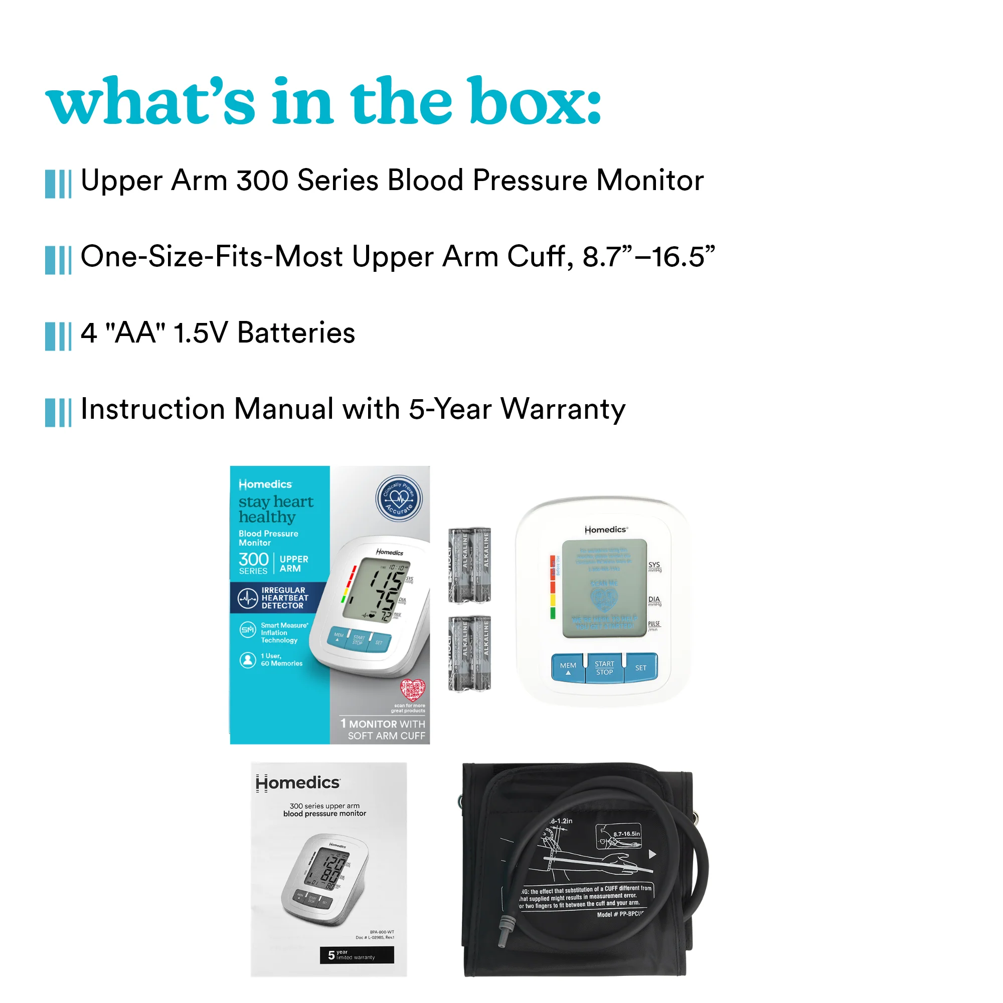 Upper Arm 300 Series Blood Pressure Monitor - Image 7